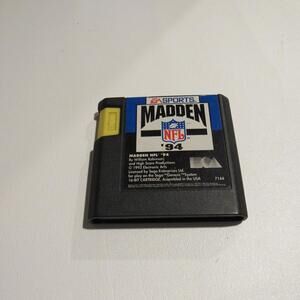 Madden NFL '94 (Sega Genesis, 1993) Cart Only 2‎
